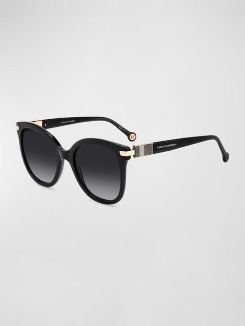CAROLINA HERRERA Acetate Round Sunglasses
