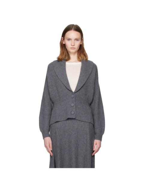 LISA YANG Gray Alessandra Cardigan