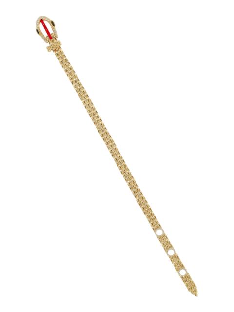 Yvonne Léon Python 9K Yellow Gold Diamond Bracelet gold