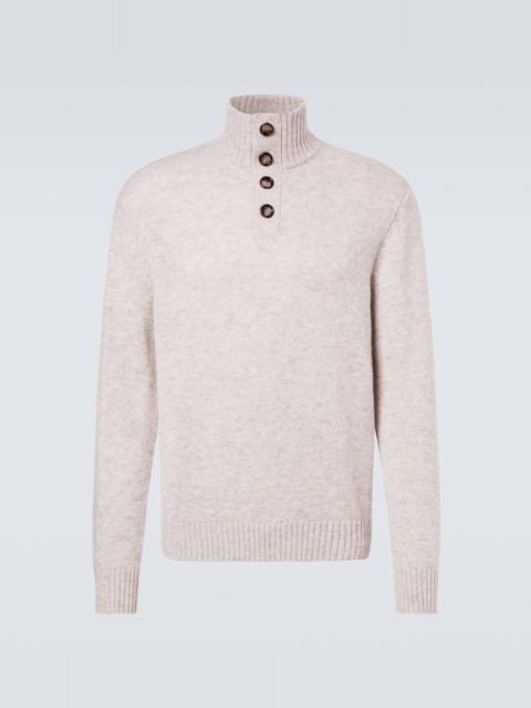 Allude Wool and cashmere turtleneck sweater
