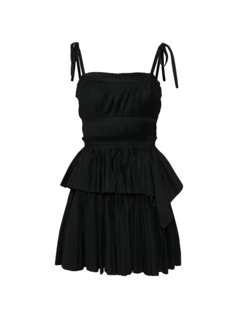 Bailey pleated minidress