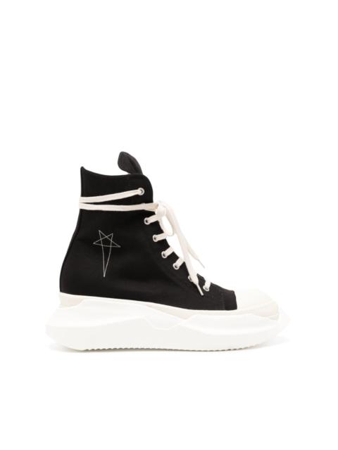 Rick Owens DRKSHDW star-embroidered lace-up sneakers
