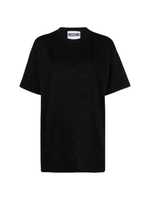 monogram-jacquard T-shirt