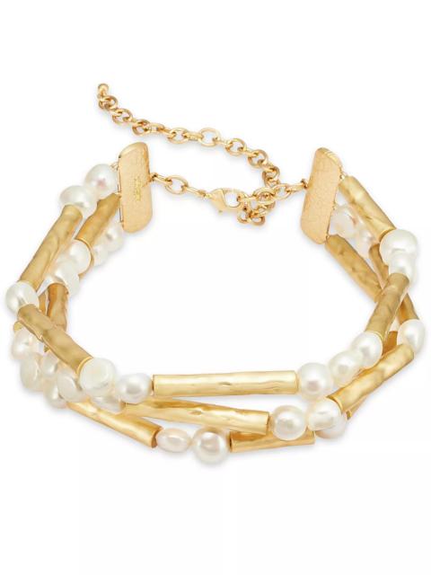 Cult Gaia Zabelle Cultured Pearl Choker Necklace, 11.5-18"