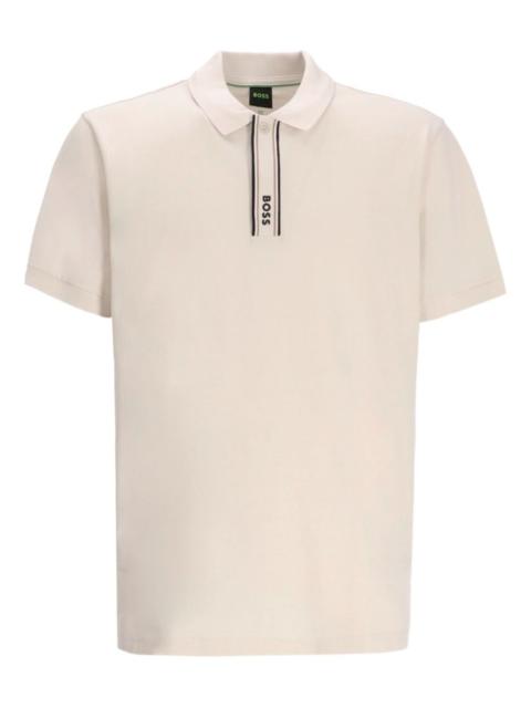 BOSS logo-detail polo shirt