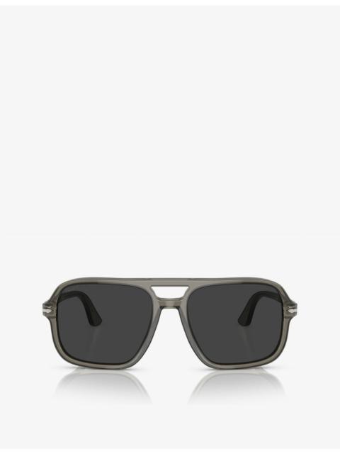 Persol PO3328S 파일럿 프레임 아세테이트 선글라스