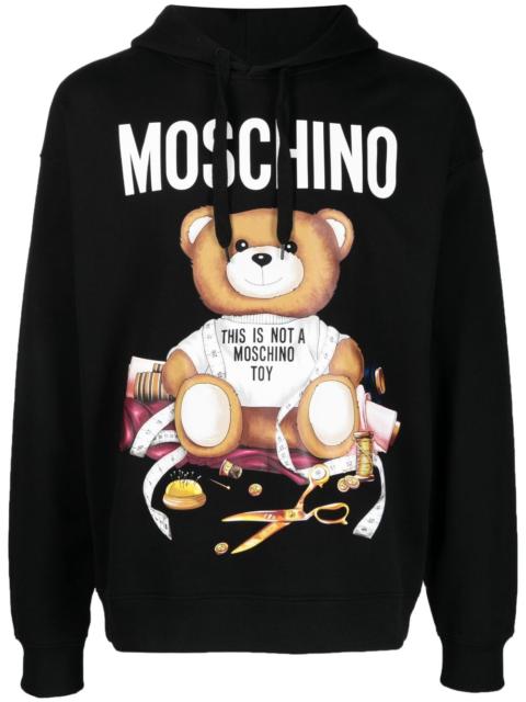 Moschino Teddy Bear organic cotton hoodie
