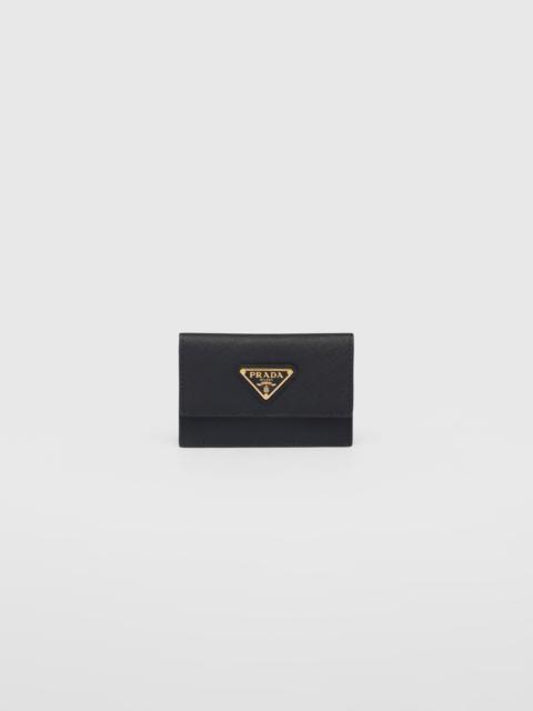 Saffiano leather card holder
