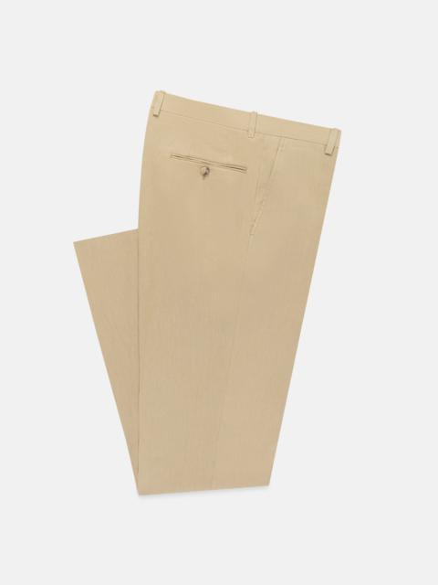 J. PRESS MADE-IN-USA TAN LINEN TROUSER