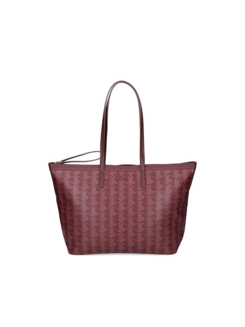 LACOSTE Zely geometric pattern tote bag