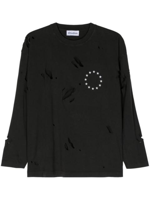 Spirit Ls Europa distressed T-shirt