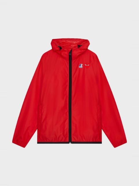 Comme des Garçons PLAY COMME DES GARÇONS PLAY X KWAY RED HEART ANORAK - RED