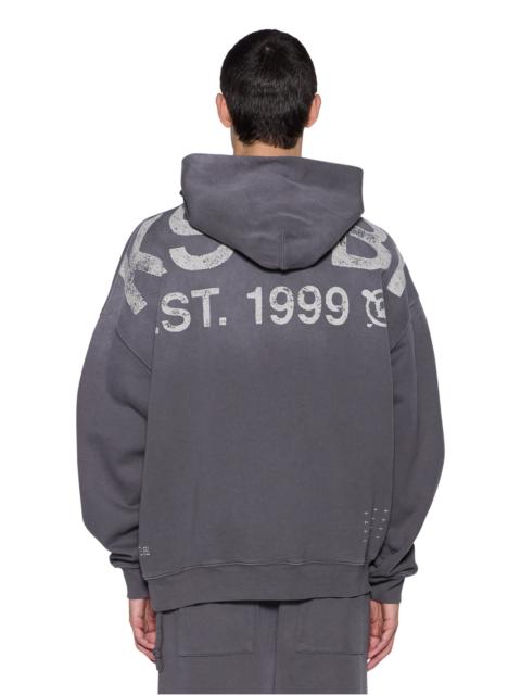 Ksubi STATE EKCESS HOODIE CHARCOAL FADE