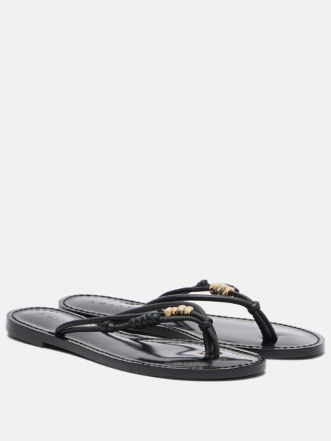 AMANU Kiwayu braided leather sandals