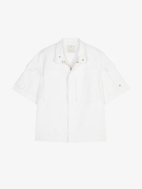 Givenchy MULTIPOCKETS SHIRT IN POPLIN