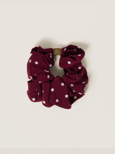 Miu Miu Silk scrunchie