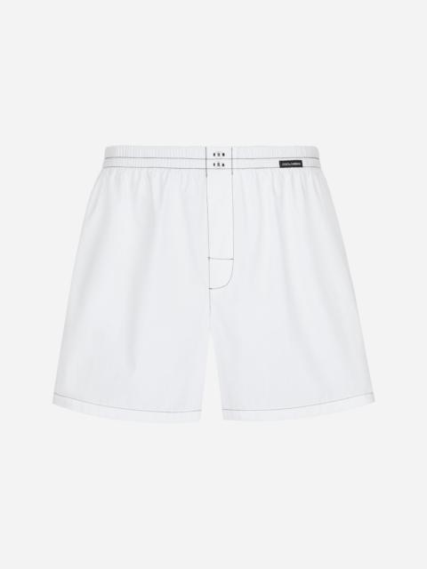 Poplin shorts