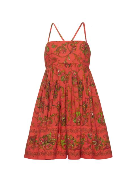 Cara Cara Leo Mini Dress Our Latest Silhouette Boasts An Empire Waist And A Chic Self-Tie Back