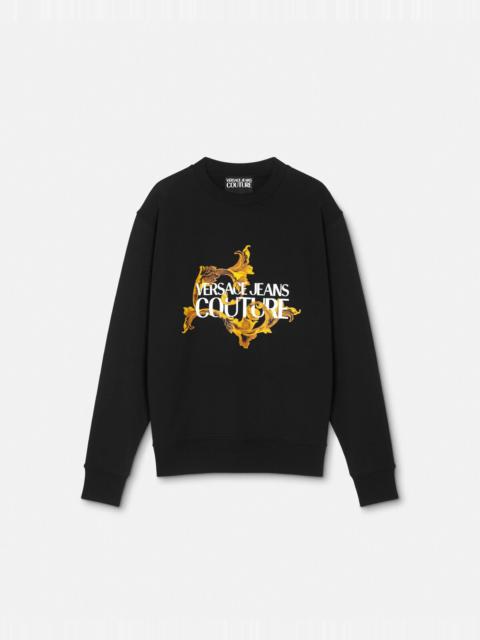 VERSACE JEANS COUTURE Porcelain Barocco Regular-Fit Sweatshirt