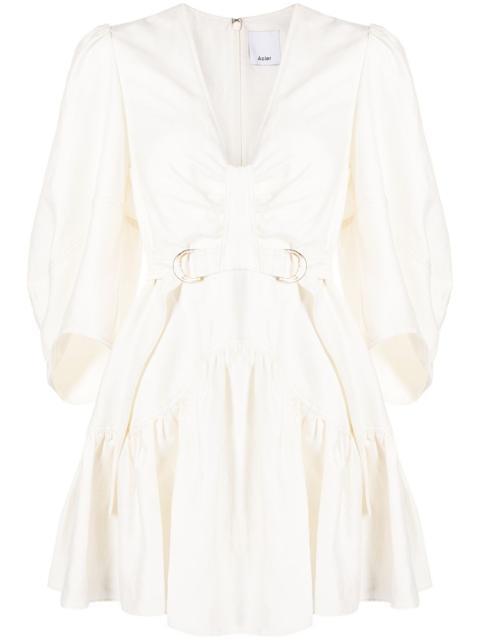 Acler double-belt flared dress
