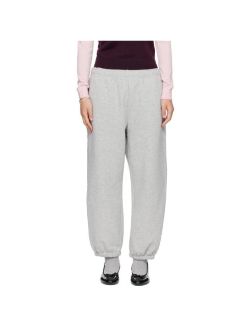 SANDY LIANG Gray Dimple Sweatpants
