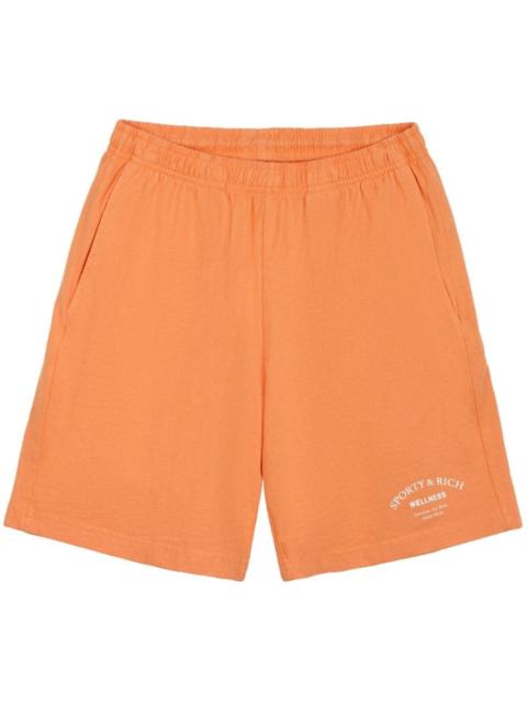 Sporty & Rich Wellness Studio logo-print shorts