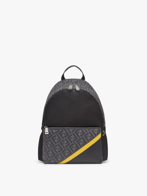 FENDI Black nylon backpack