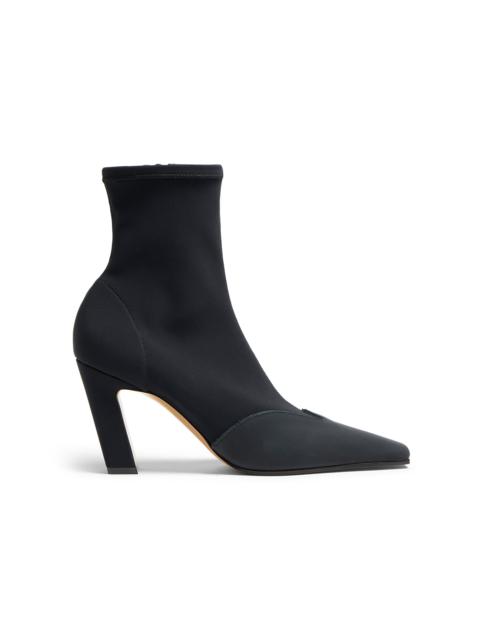 KHAITE Nevada Stretch Ankle Boots black