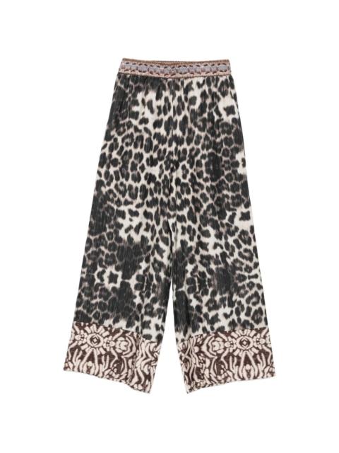 Pierre-Louis Mascia leopard-print palazzo pants