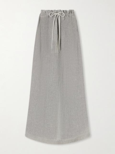 KALLMEYER Regina Linen-blend Gauze Midi Skirt