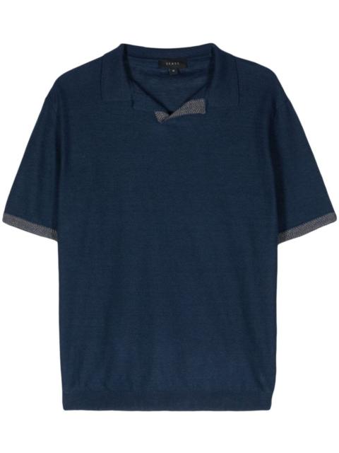 SEASE split-neck piquÃ© polo shirt