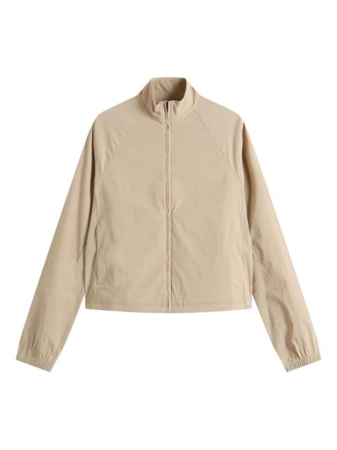 On zipped jacket
