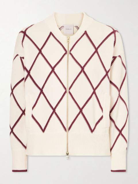 VARLEY Nile cotton knitted jacket Multi
