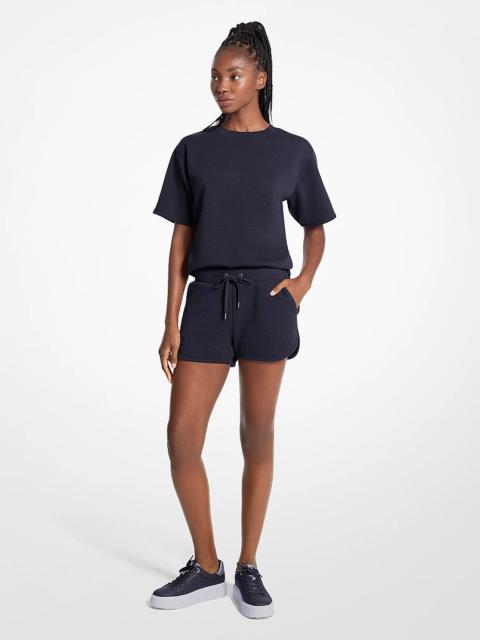 MICHAEL KORS Logo Jacquard Knit Shorts