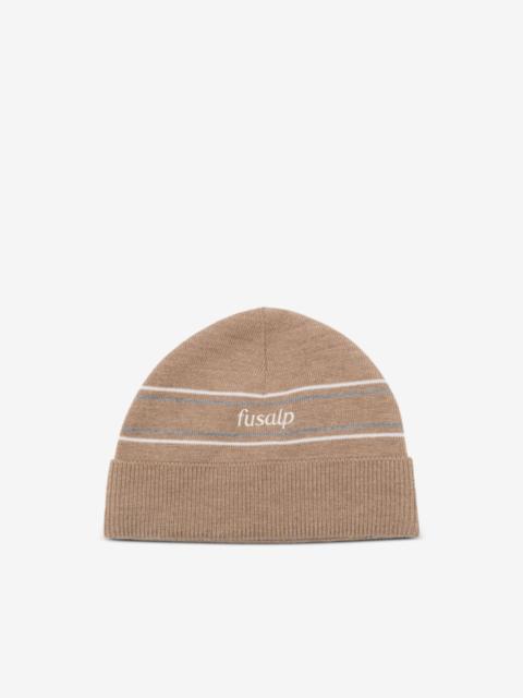 Fusalp Retro logo-embroidered beanie hat