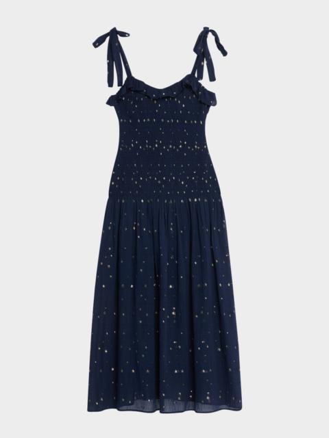 LoveShackFancy Celestial Hillaria Midi Dress