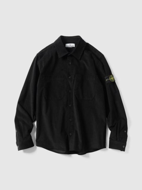 Stone Island Cotton Corduroy Shirt Black