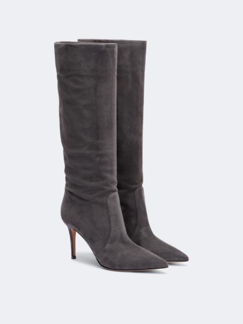Gianvito Rossi Hansen suede knee-high boots