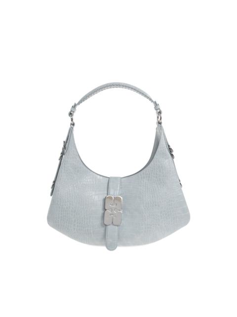 GANNI leather tote bag