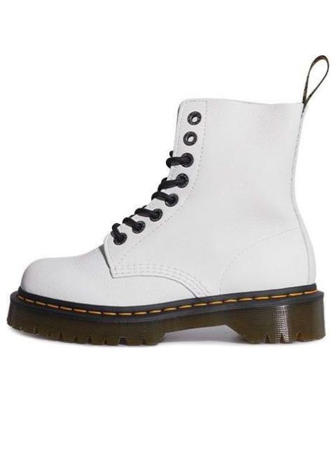 Dr. Martens (WMNS) Dr. Martens 1460 Pascal Bex Pisa Leather Lace Up Boots 'White' 27376113