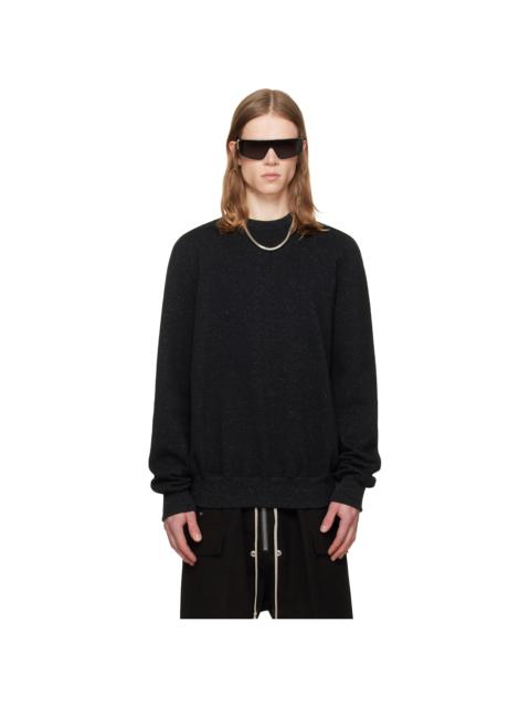 Rick Owens Black Tower Crewneck Sweatshirt