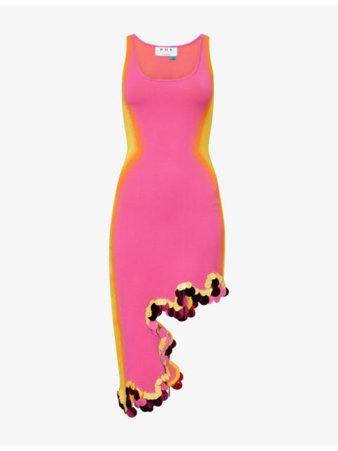 PH5 Aster Sequin Stretch-Knit Midi Dress