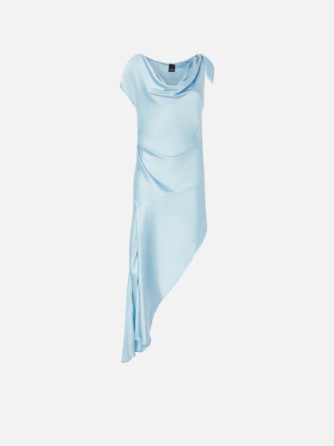 PINKO ASYMMETRIC SPECIAL-OCCASION MIDI DRESS IN SATIN
