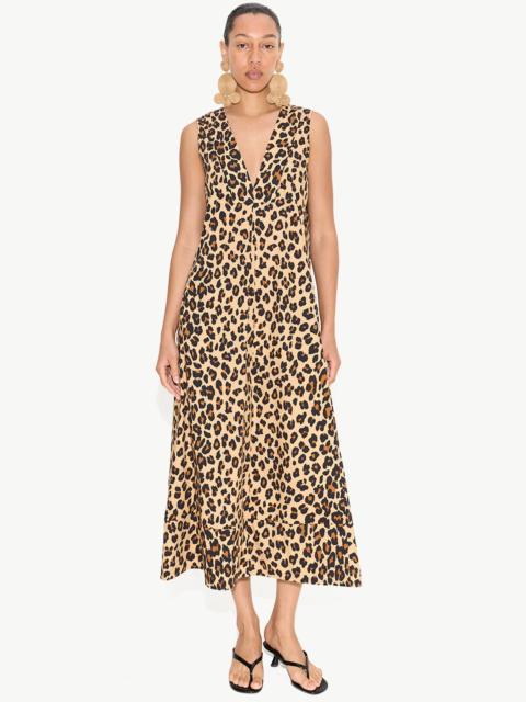 SIMONMILLER Mar Poplin Dress in Cheetah