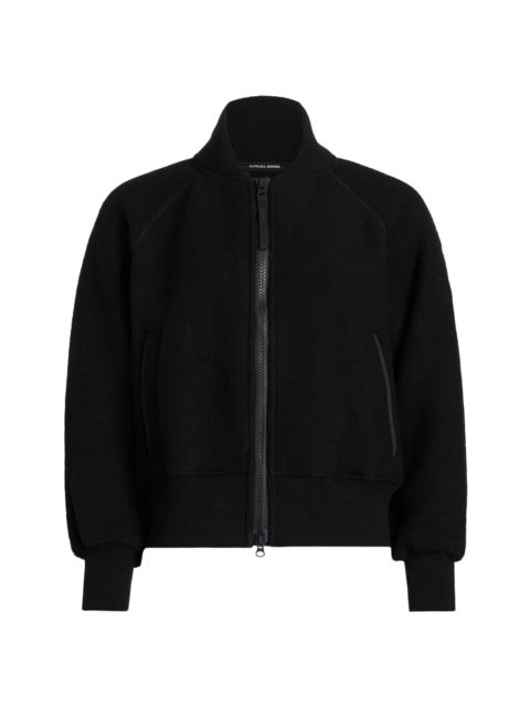 Canada Goose Women's Sierra Fleece Bomber Jacket - Black Noir