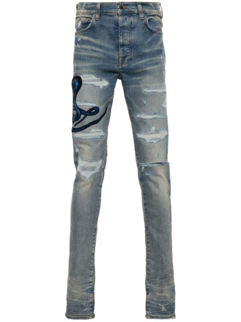 AMIRI patch-detail jeans