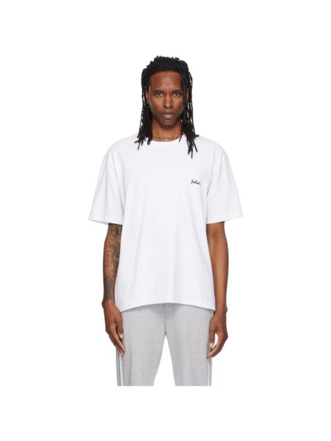 SOLID HOMME White Hand-Drawn T-shirt