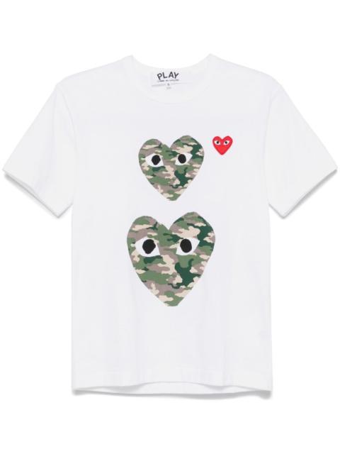 Comme des Garçons PLAY heart-print cotton T-shirt