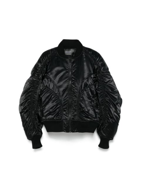 satin bomber jacket