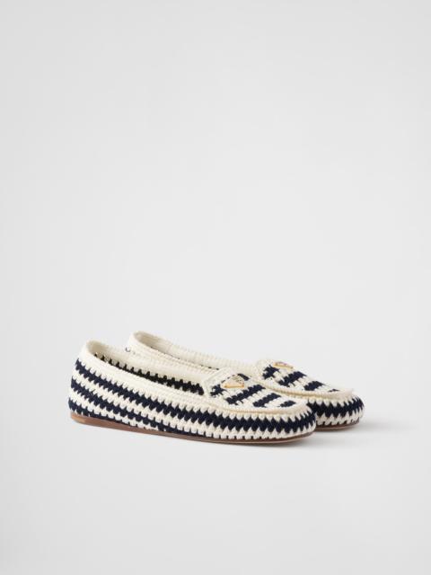 Prada Crochet loafers